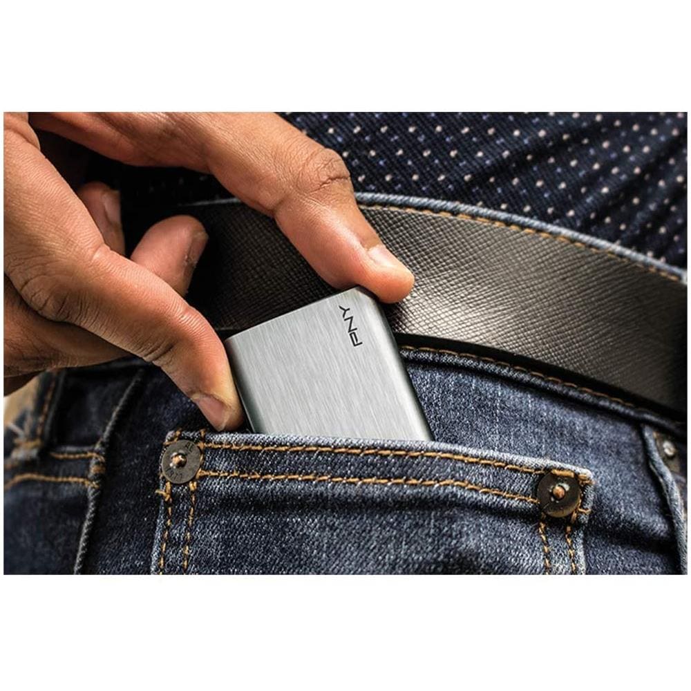 SSD Esterno Pocket 240 GB Serie Elite Interfaccia USB 3.1 Colore Argento Spazzolato - Foto 4