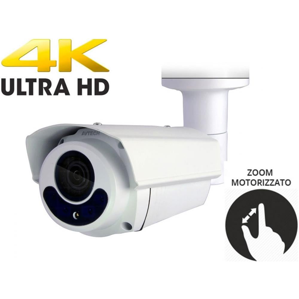 Telecamera Cctv Da Soffitto Parete Quadribrid 5mp 4k Ip66 Con Zoom Motorizzato - Foto 2