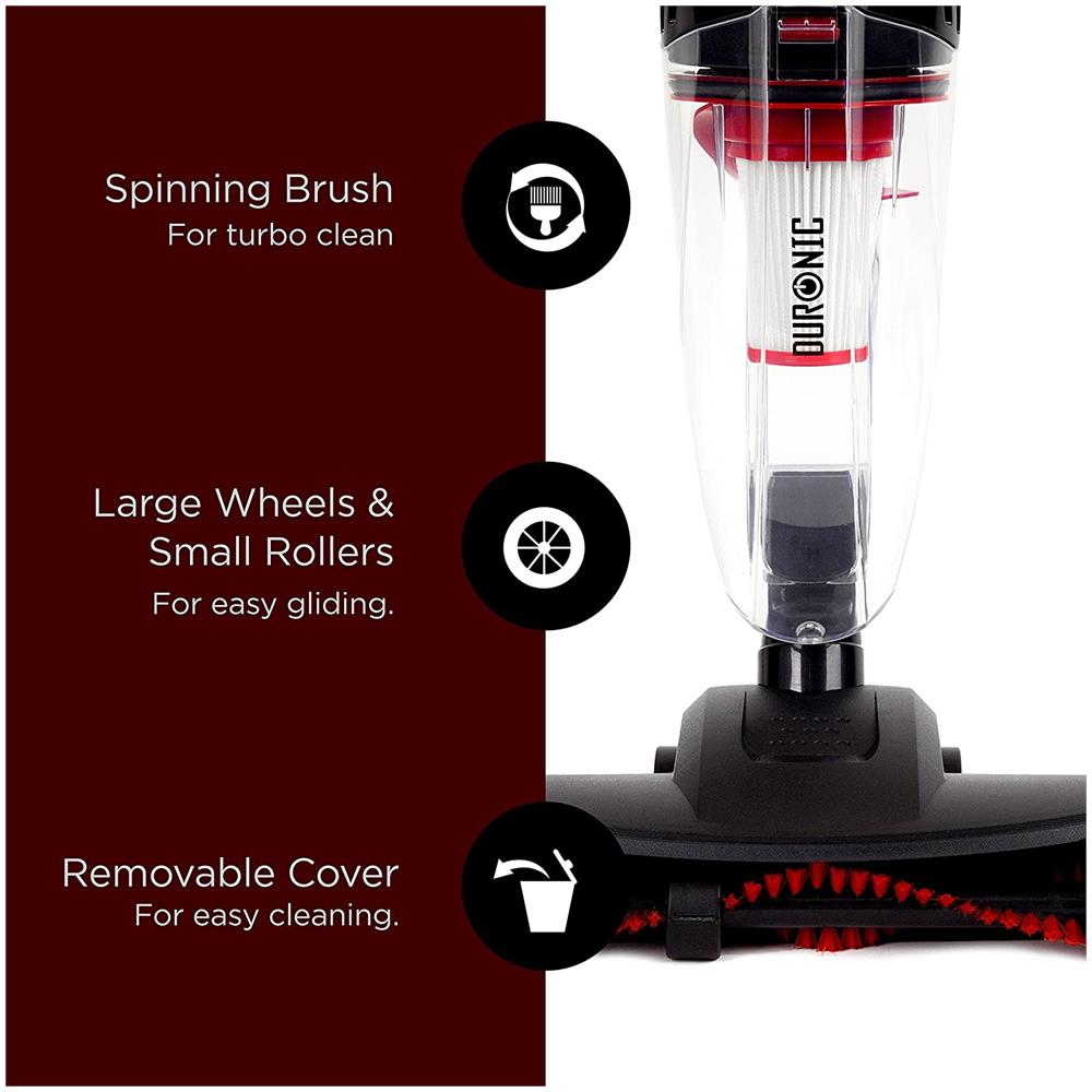 Turbo Brush VC8TB Spazzola Extra per Aspirapolvere VC8 Colore Nero - Foto 6