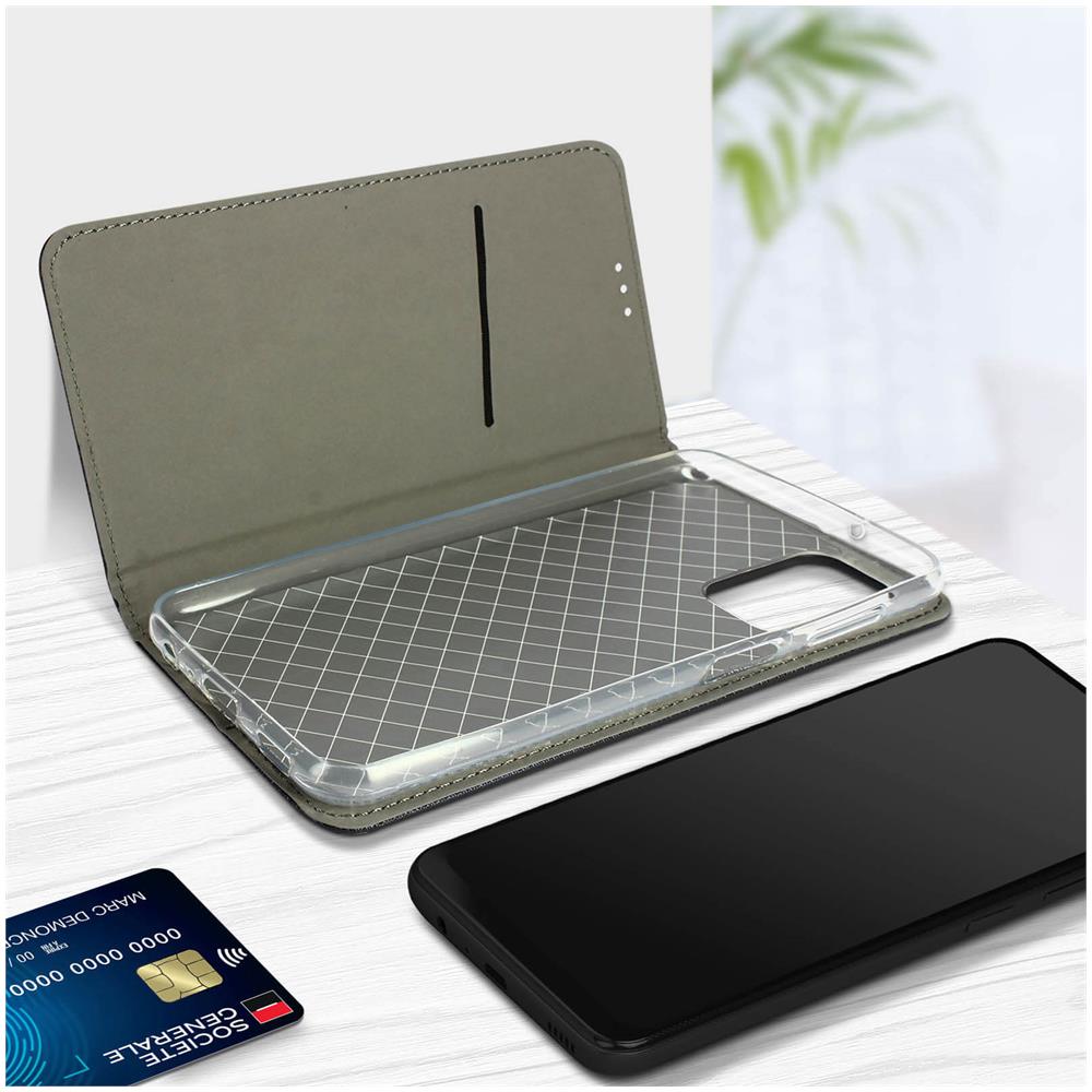 Custodia Samsung Galaxy A13 4g Copertina Portacarte Funzione Supporto Nera - Foto 2