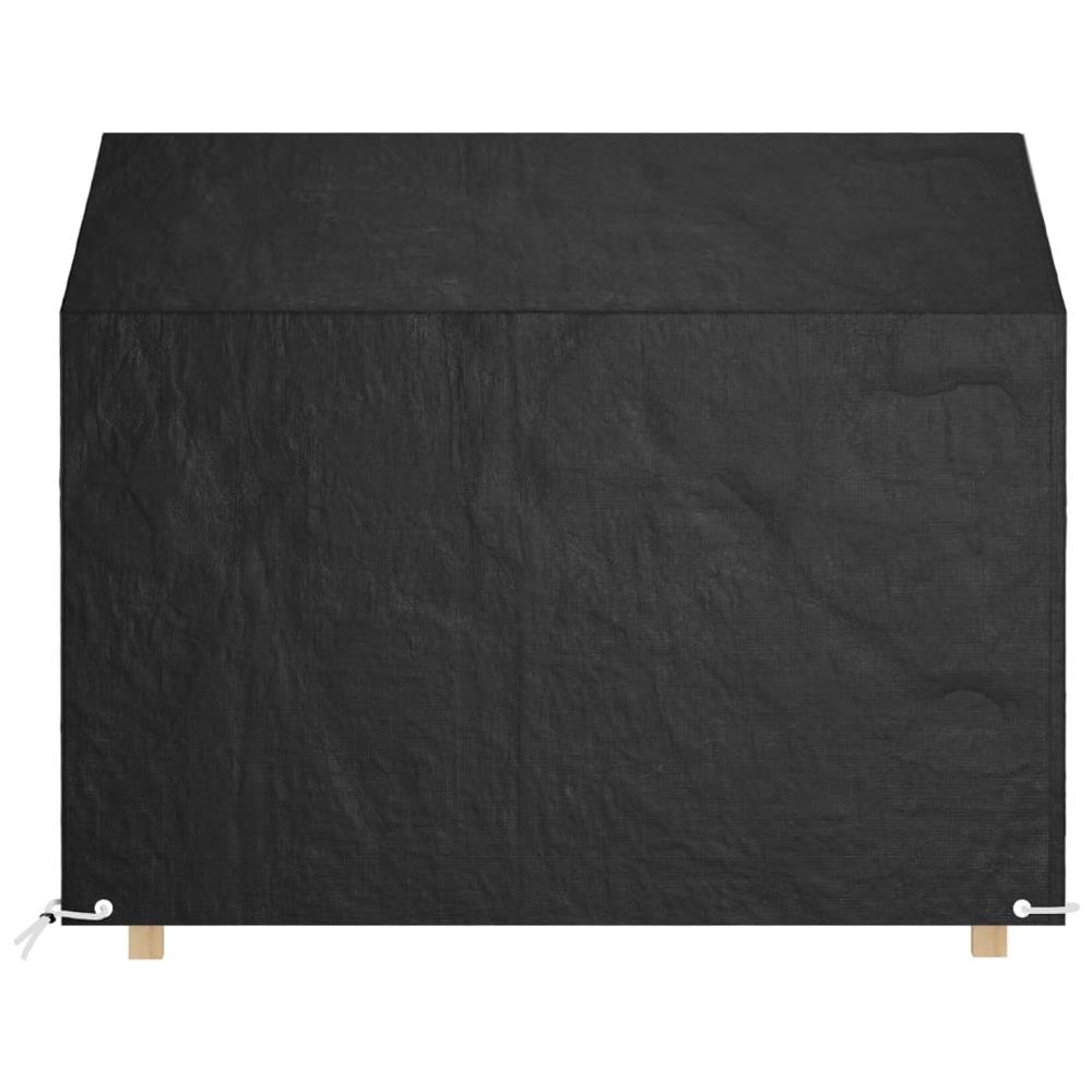 Copri Panca Da Giardino 8 Occhielli 160x70x70/88 Cm Polietilene - Foto 2