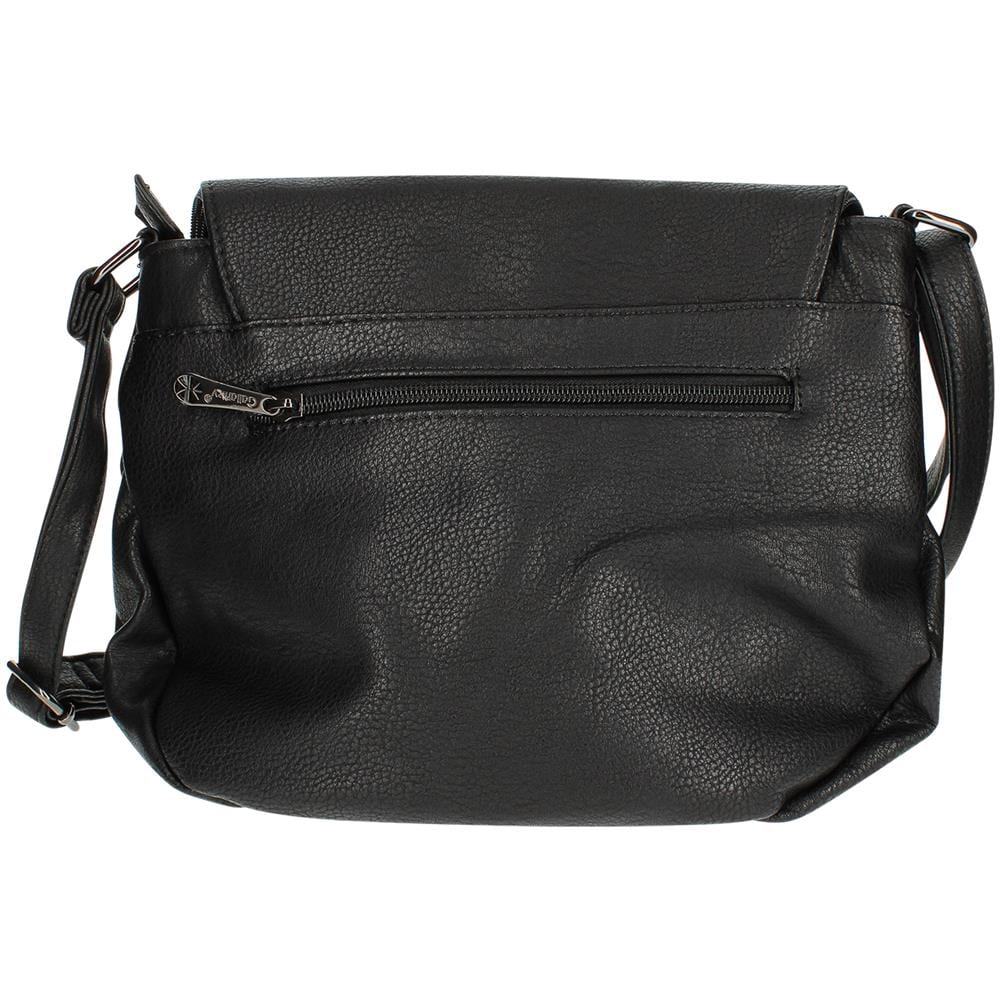 Borsa A Tracolla Con Cerniera - Paris - Nera - Foto 2