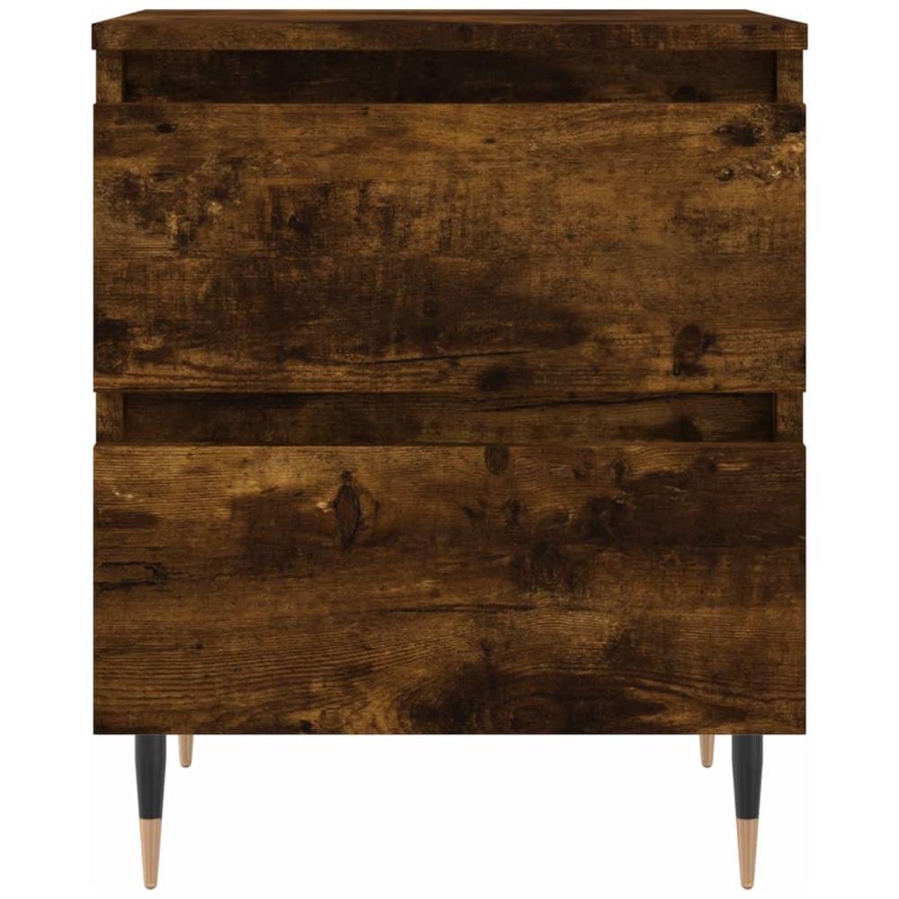 Comodino Rovere Fumo 40x35x50 Cm In Legno Multistrato - Foto 2