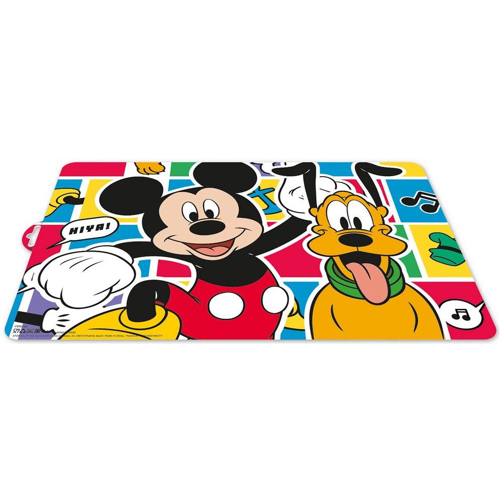 Disney Tovaglietta Individuale Colorata Per Bambini In Plastica Mickey Mouse Topolino Pluto - Foto 1