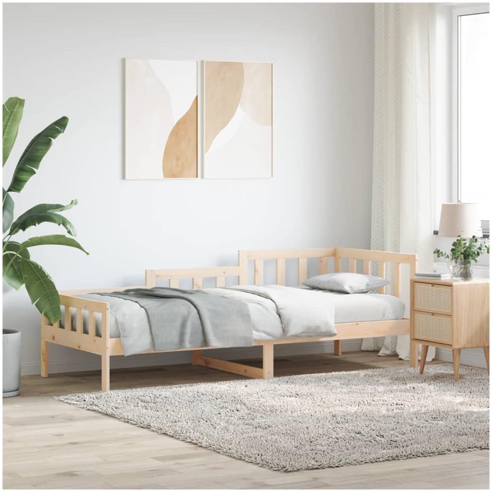 Dormeuse 90x190 Cm In Legno Massello Di Pino - Foto 1