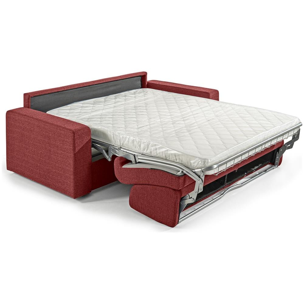 Divano Letto, Modello Mimosa, Ottimo Compromesso Tra Il Classico Divano E Il Divano Letto, Materasso 140x195xh14 Cm, Dimensioni Divano 198x87xh86 Cm - Foto 4