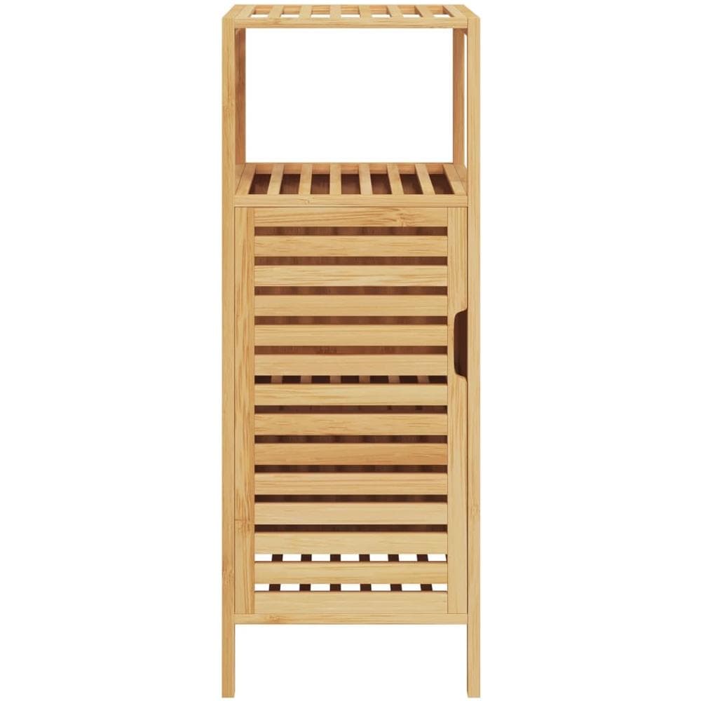 Mobile Da Bagno Con Ripiano 36x33x87 Cm In Bambù - Foto 3