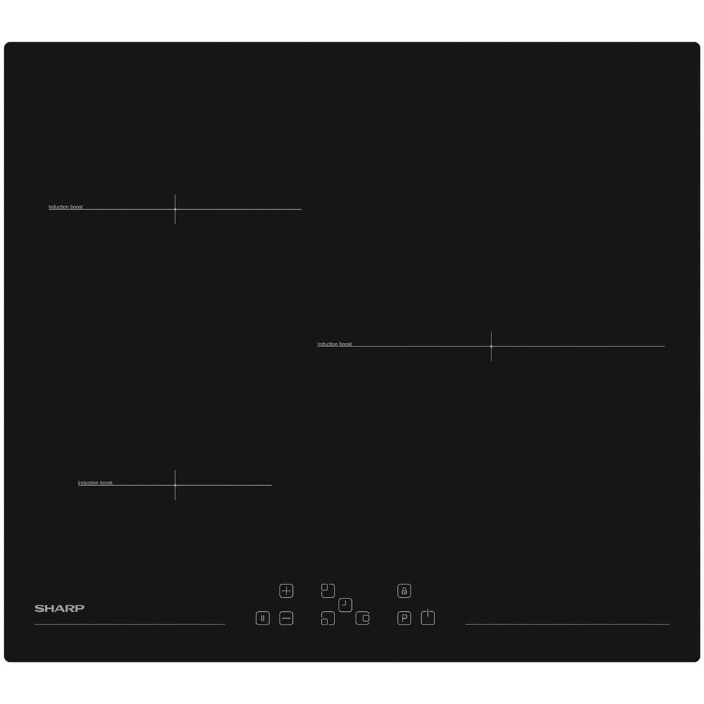 KH-6I31NT0K piano cottura Nero Da incasso 59 cm Piano cottura a induzione 3 Fornello (i) - Foto 1