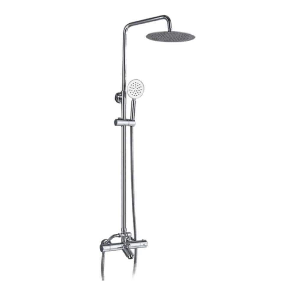 Miscelatore doccia, Blackswan, termostato tipo M15.2, modello cromato lucido, misura 20 cm - Foto 1