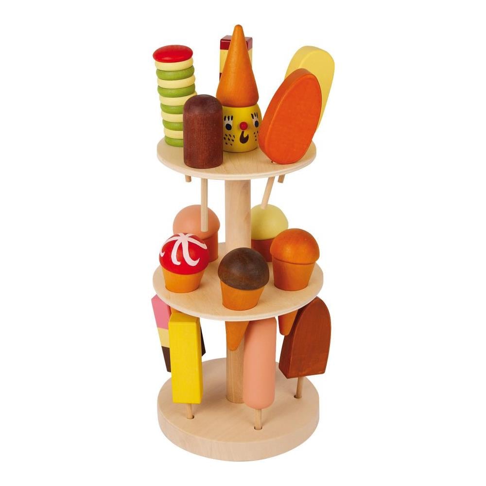 Porta Gelati In Legno Con 15 Pezzi - Foto 1