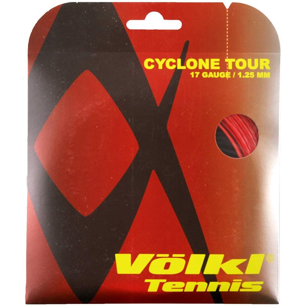 V22117 Cyclone Tour 17 Gauge - 1.25 Mm Corda Tennis Colore Rosso - Foto 1