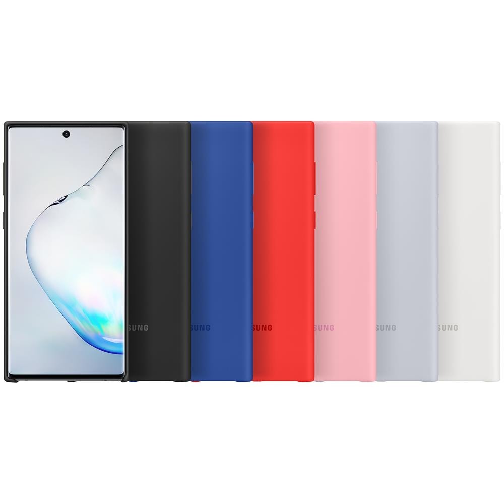 Silicone Cover bianco EF-PN 970 Galaxy Note 10 - Foto 1