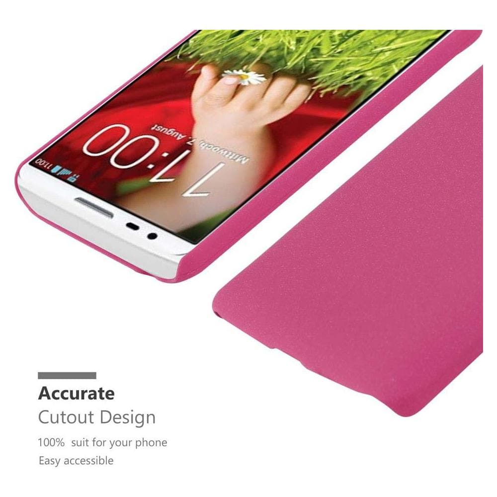 Custodia Compatibile Con Lg G2 Mini In Frosty Rosa - Hard Case Coperchio Protettivo In Frosted Look Contro I Graffi E Gli Urti - Foto 6