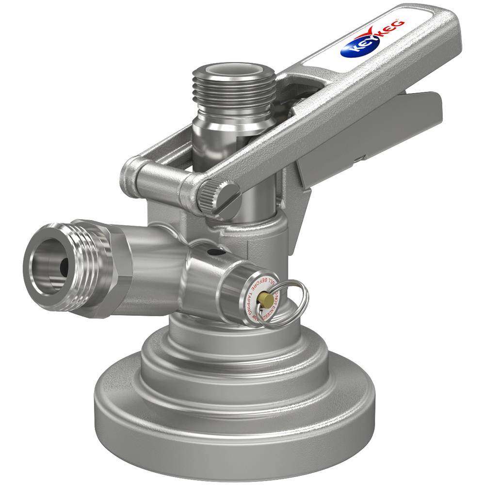 Attacco Fusto Birra Accoppiatore Per Fusti Attacco Keg - Per Fusti Keykeg Con Valvola Di Sicurezza E Sensore In Acciaio Inossidabile Per Birra Vino E Bevande Analcoliche - Foto 1