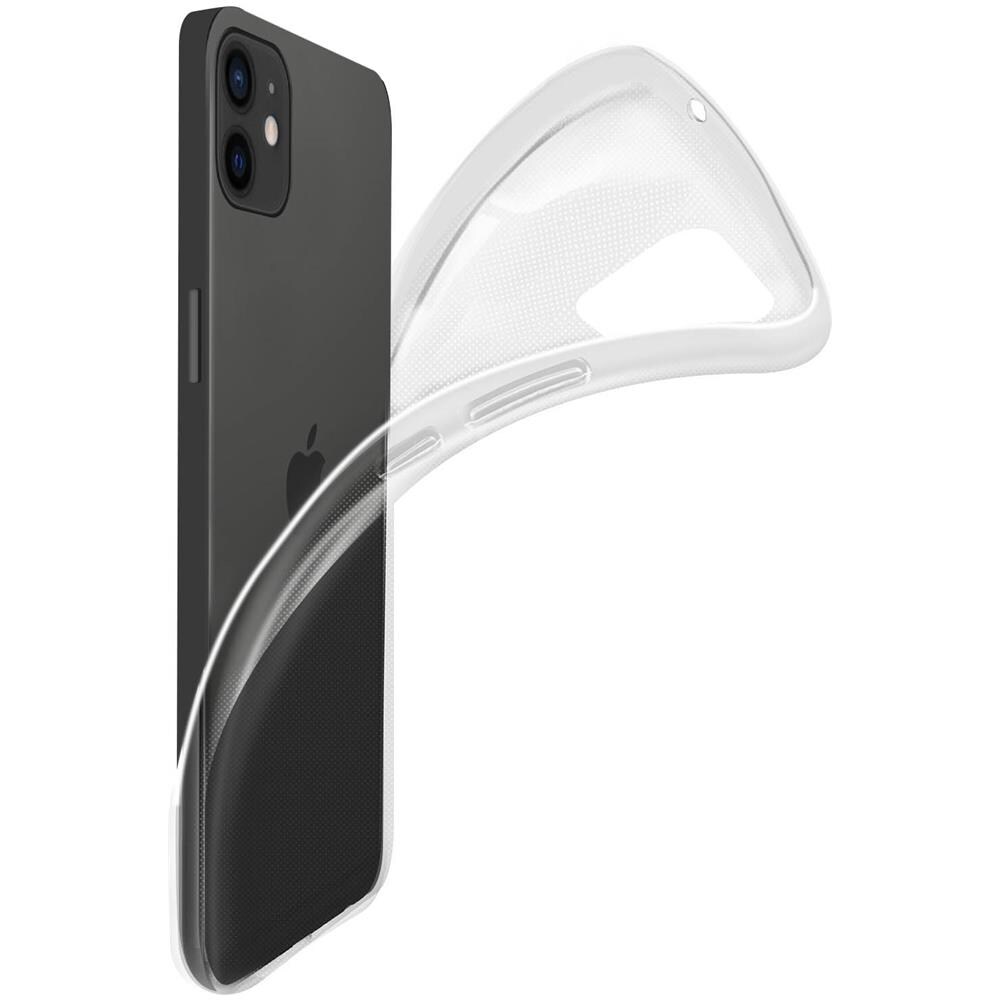 Cover Iphone 12 / 12 Pro Silicone Flessibile Angoli Bumper Trasparente - Foto 2