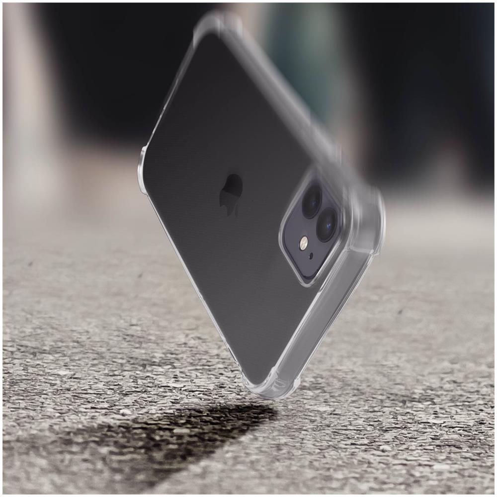 Cover Iphone 12 / 12 Pro Silicone Flessibile Angoli Bumper Trasparente - Foto 5