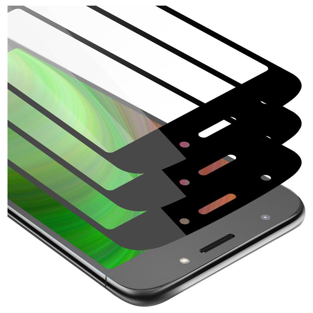 3x Pellicola Armatura A Schermo Intero Compatibile Con Motorola Moto E5 In Trasparente Con Nero - 3x Vetro Temperato (tempered) Di Protezione Del Display In Durezza 9h Con 3d Touch - Foto 1