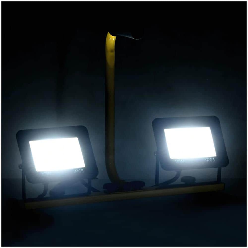 Faretto A Led Con Maniglia 2x30 W Bianco Freddo - Foto 2