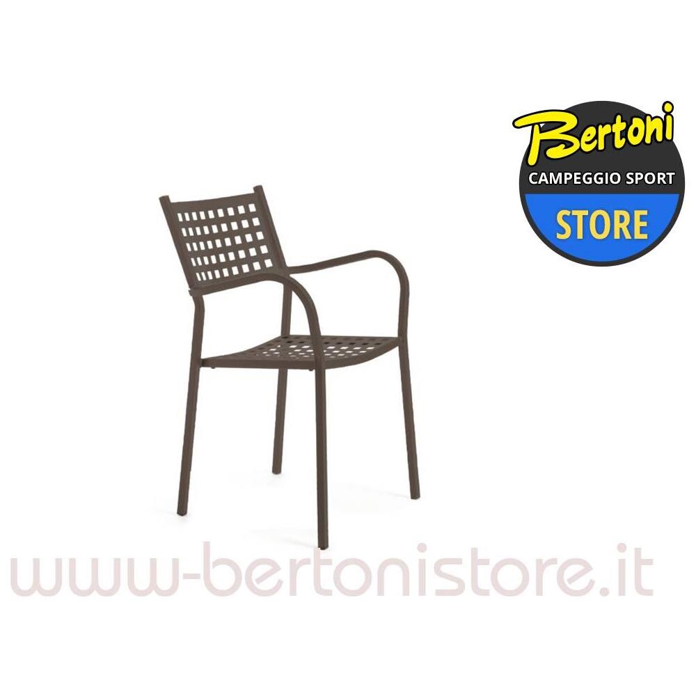 Poltrona Impilabile Alice Ch1550 - Antracite - Foto 1