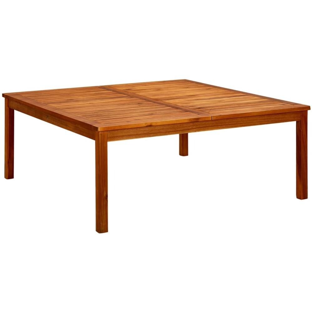 Tavolino Da Giardino 110x110x45 Cm In Legno Massello Di Acacia - Foto 1