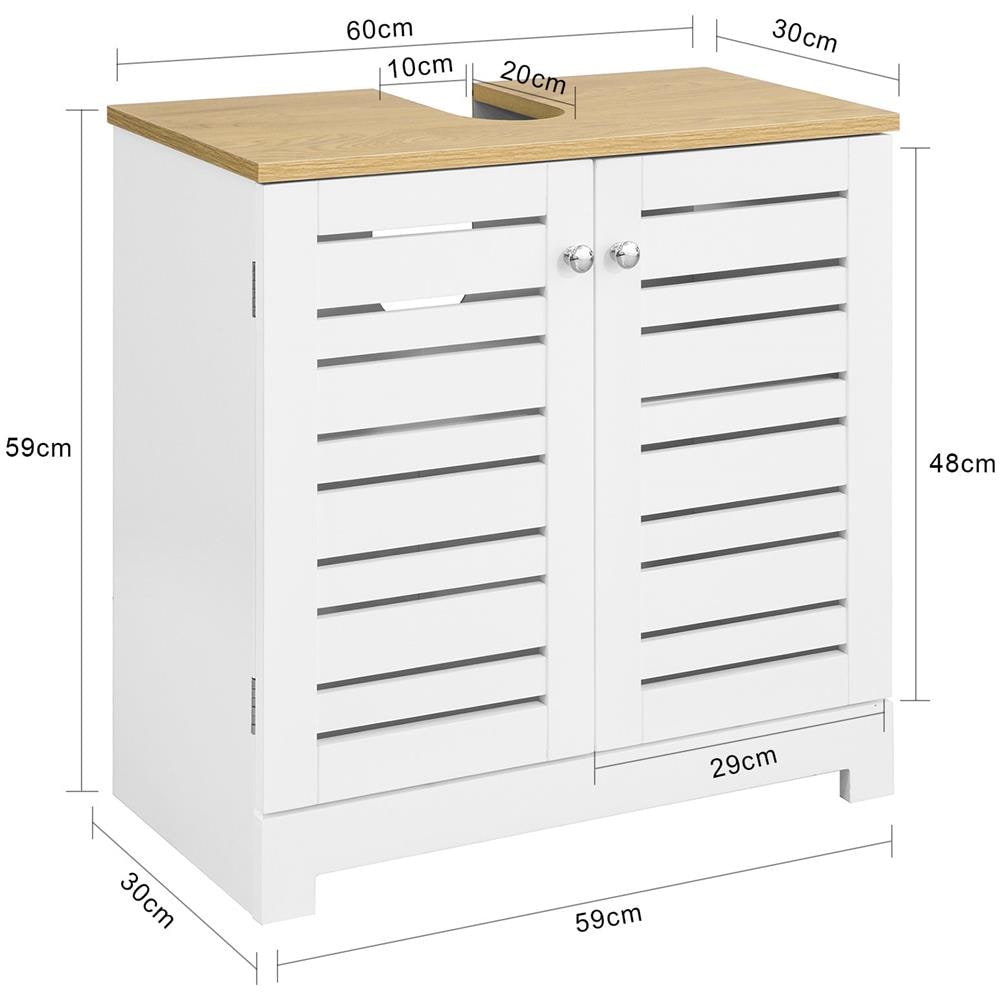 Mobile Sottolavabo 60x30x59cm Bzr40-w - Foto 2