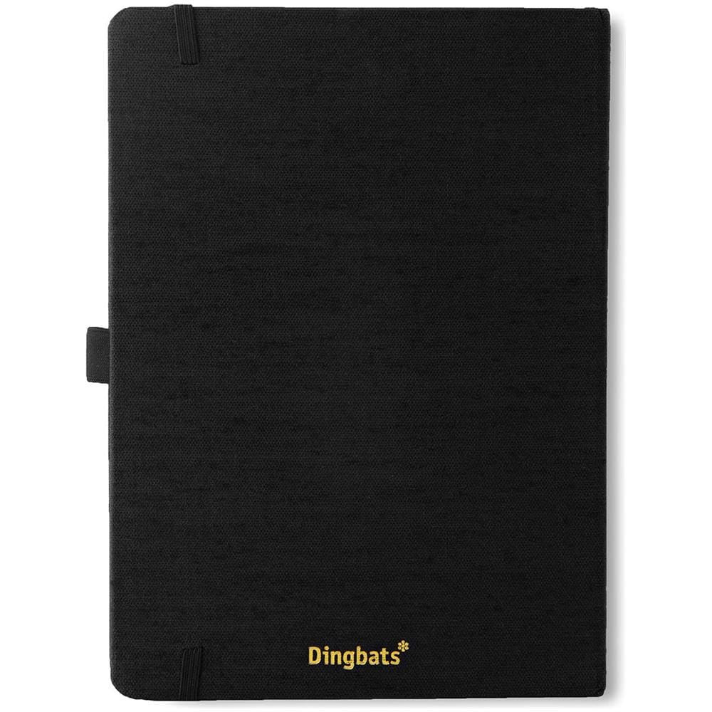 Dingbats* Pro Taccuino B5 - Black Bee Puntinato - Diario A Carta D'avorio 160g /m² - Quaderno Di Schizzi A Copertura Rigida, Compartimento Interno, Chiusura Elastica E Segnalibri - Foto 5