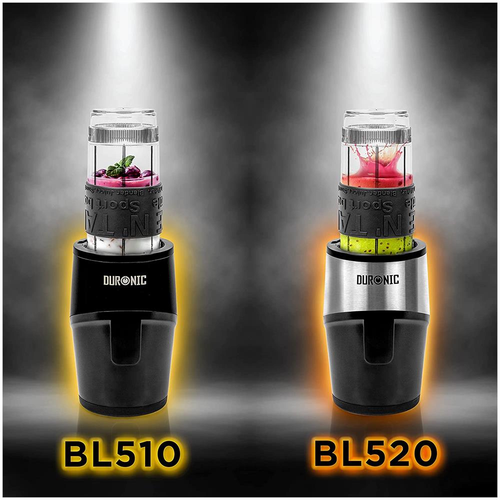 Bb4 Borraccia 400 Ml | Bottiglia Per Frullatore Senza Bpa | Compatibile Con Mixer Bl510 E Bl520 | Ideale Per Smoothie, Campeggio, Palestra, Escursioni - Foto 2
