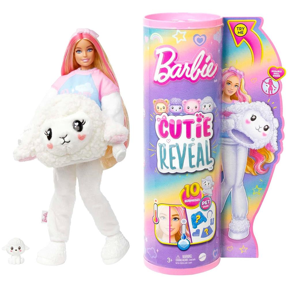 Barbie Cutie Reveal Serie Pigiamini Agnello - Foto 1
