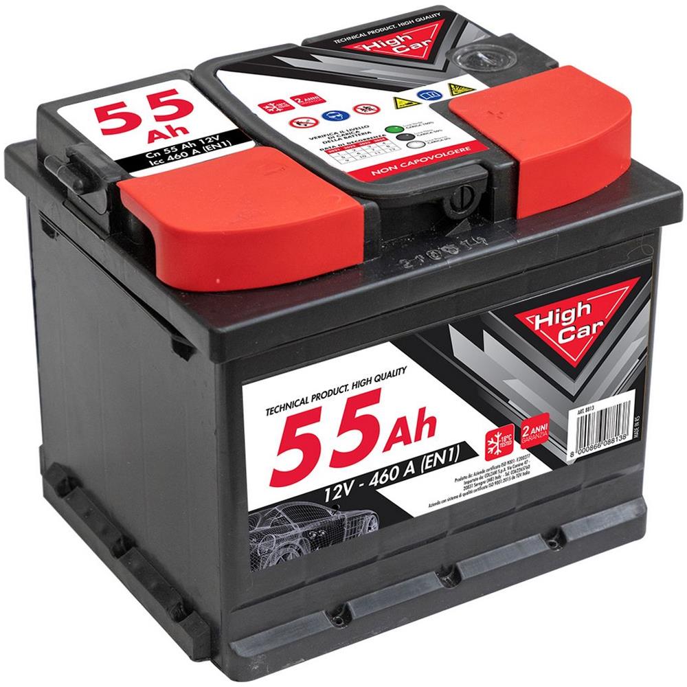 Batteria Auto 55ah 12v 460 A - Foto 1