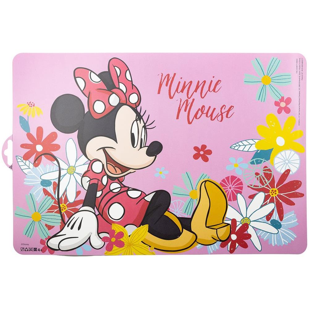 Disney Tovaglietta Individuale Colorata Per Bambine In Plastica Minnie Mouse Topolina - Foto 2