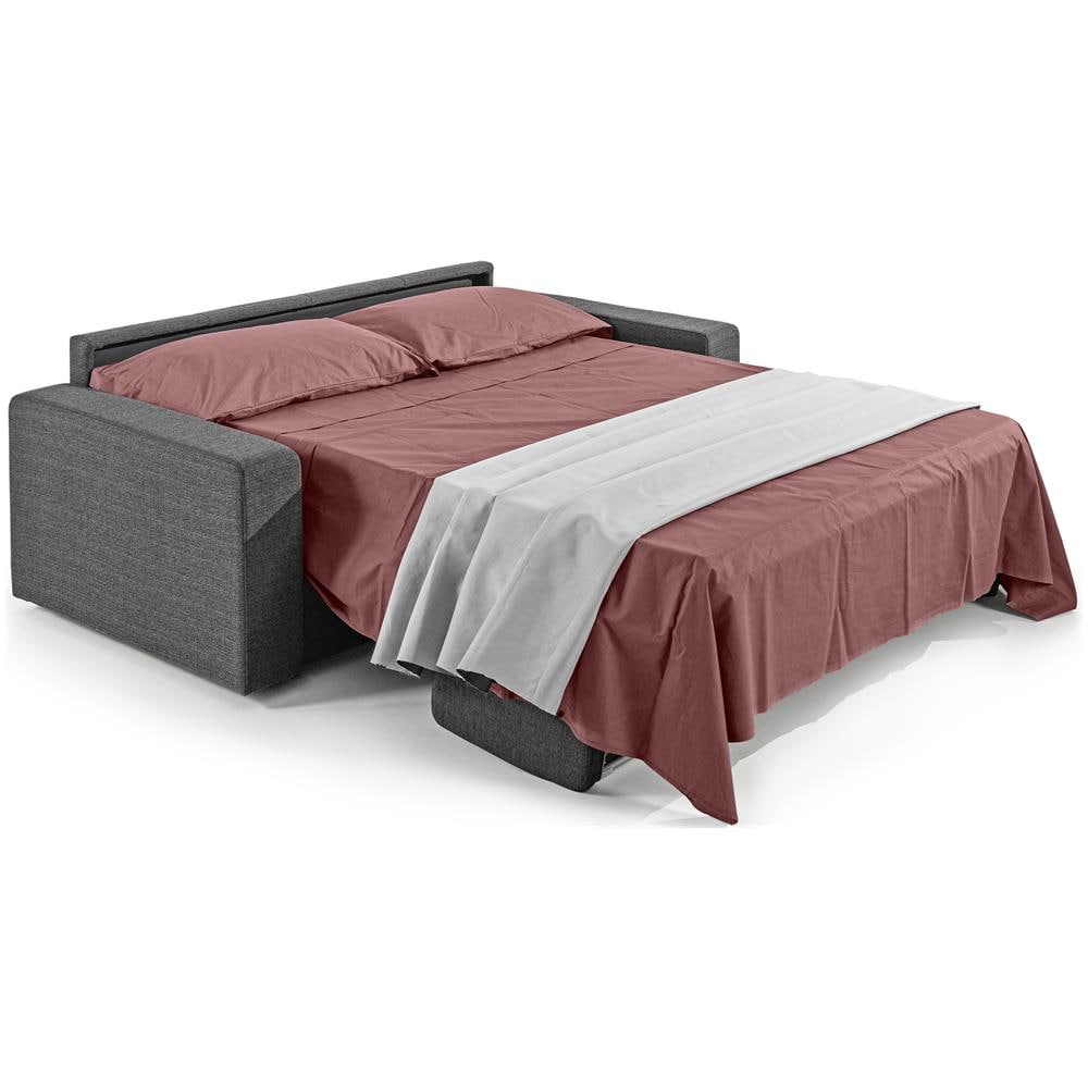 Divano Letto, Modello Mimosa, Ottimo Compromesso Tra Il Classico Divano E Il Divano Letto, Materasso 140x195xh14 Cm, Dimensioni Divano 198x87xh86 Cm - Foto 4
