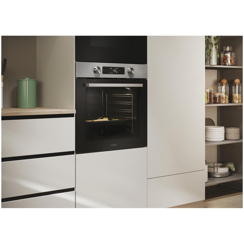 Forno Elettrico da Incasso 33703987 Capacità 78 L Multifunzione Ventilato Colore Nero, Acciaio inox - Foto 9