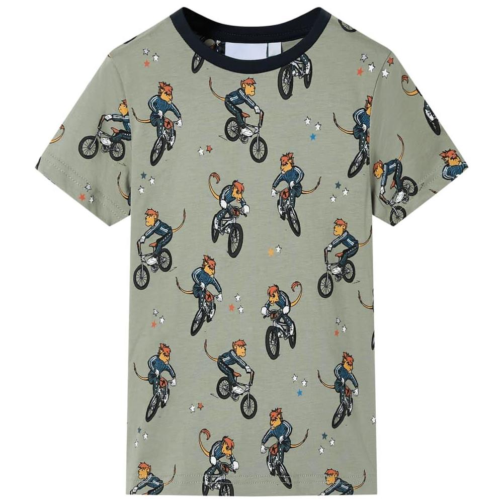 Pigiama da Bambino a Maniche Corte Cachi Chiaro 104 - Foto 2