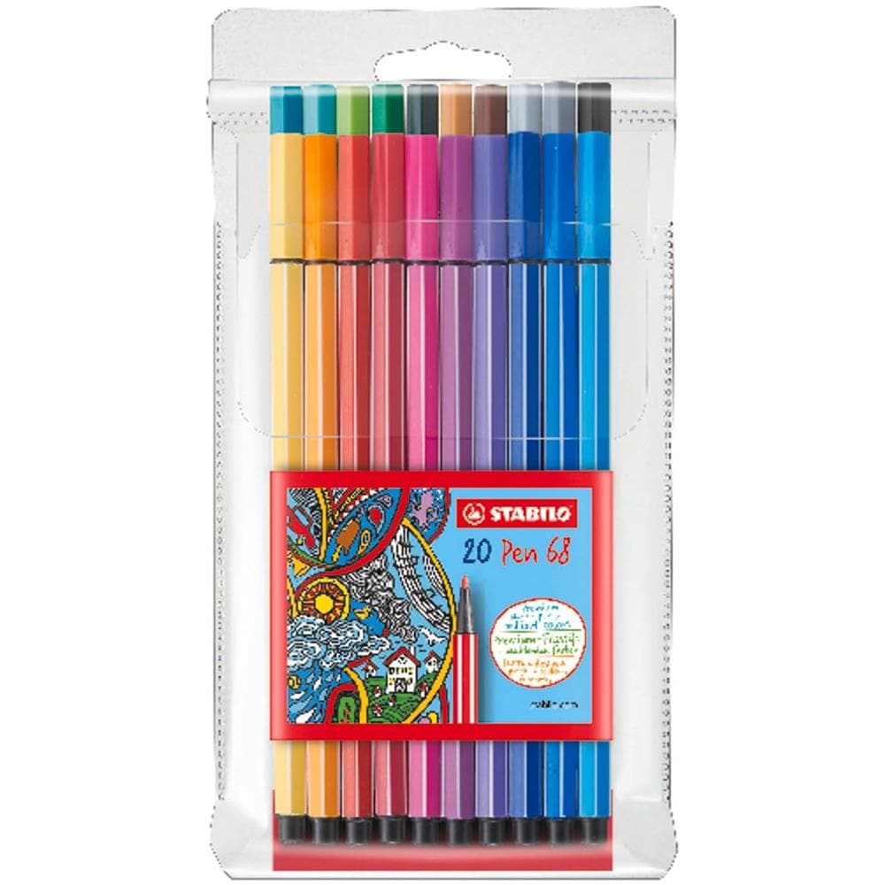 Pen 68 - Pennarello Premium - Astuccio da 20 - Colori Assortiti - Foto 1