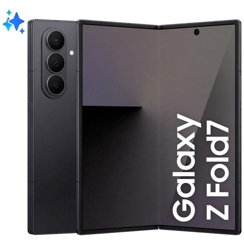 Galaxy Z Fold7 AI 5G 256GB 12GB Ram Display 8" / 6.5" Main Camera 200MP USB Type-C DualSim: nano + eSim Android 16 Snapdragon 8 Gen3 4400mAh Jetblack Europa - Foto 1