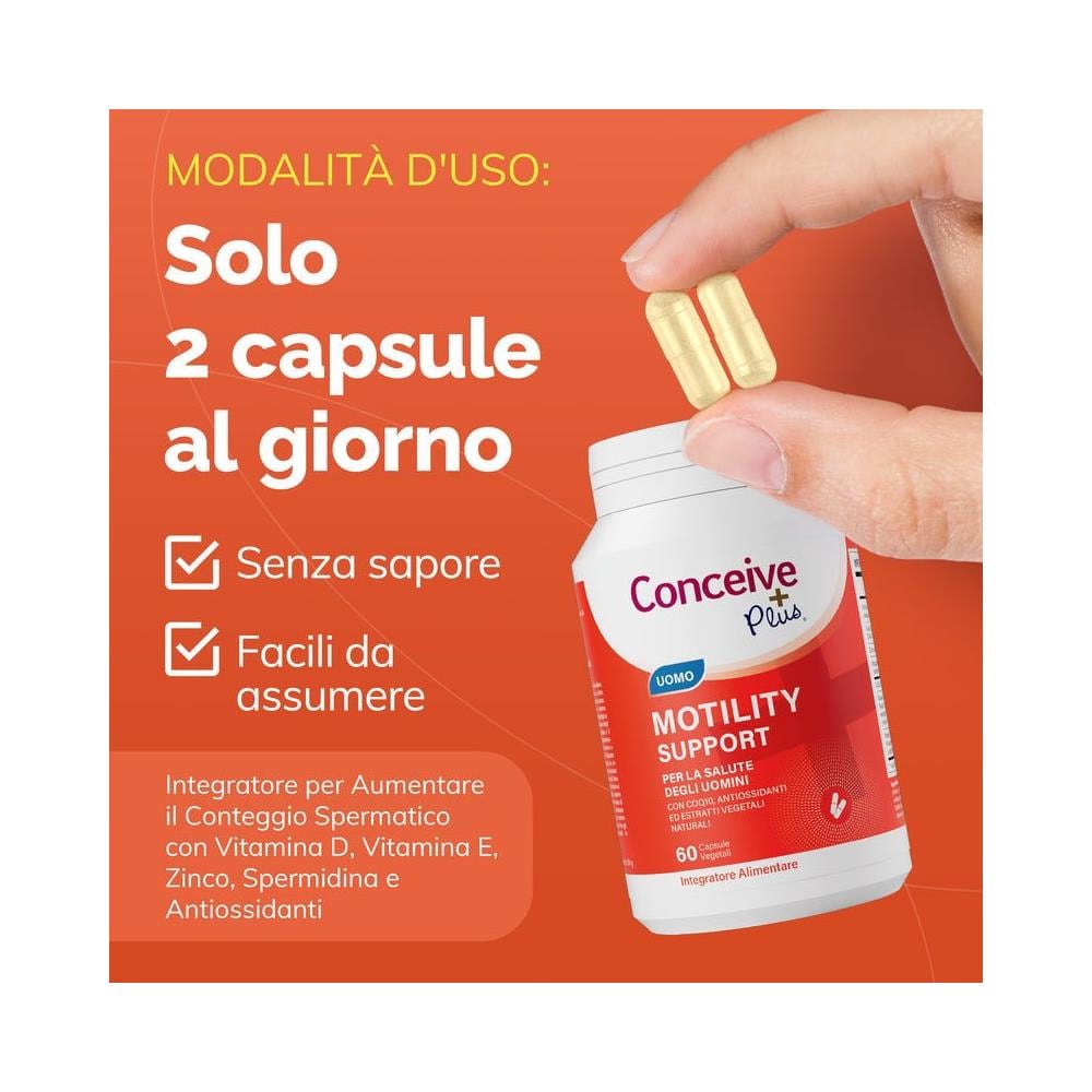 Integratore per la Motilita e la Salute Riproduttiva Maschile, 60 Capsule - Foto 1
