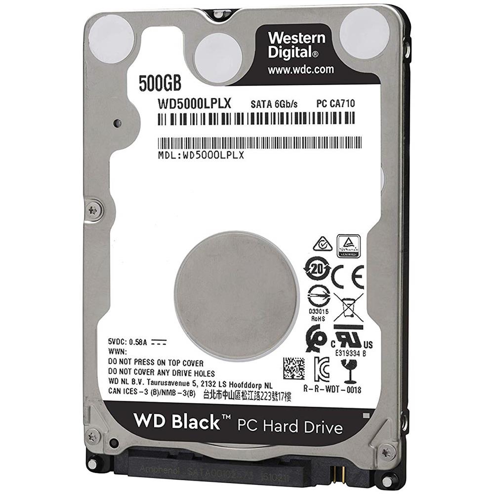 Hard Disk Interno WD Black 500 GB 2.5" Sata III 6 GB / s 7200 Rpm Buffer 32 MB - Foto 2