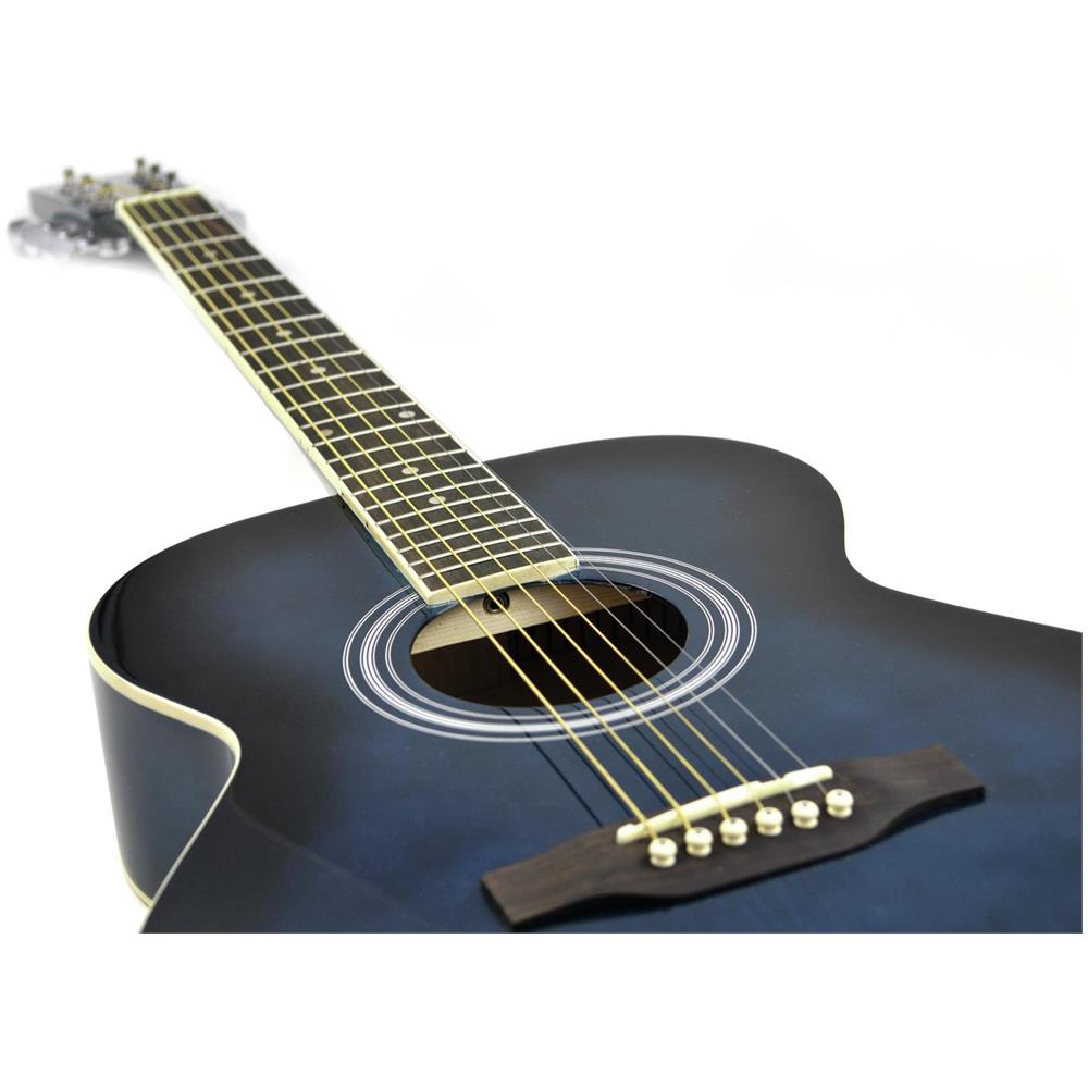 Chitarra Acustica, Western, Colore Blueburst, Acero, Dimavery Aw-303 - Foto 4