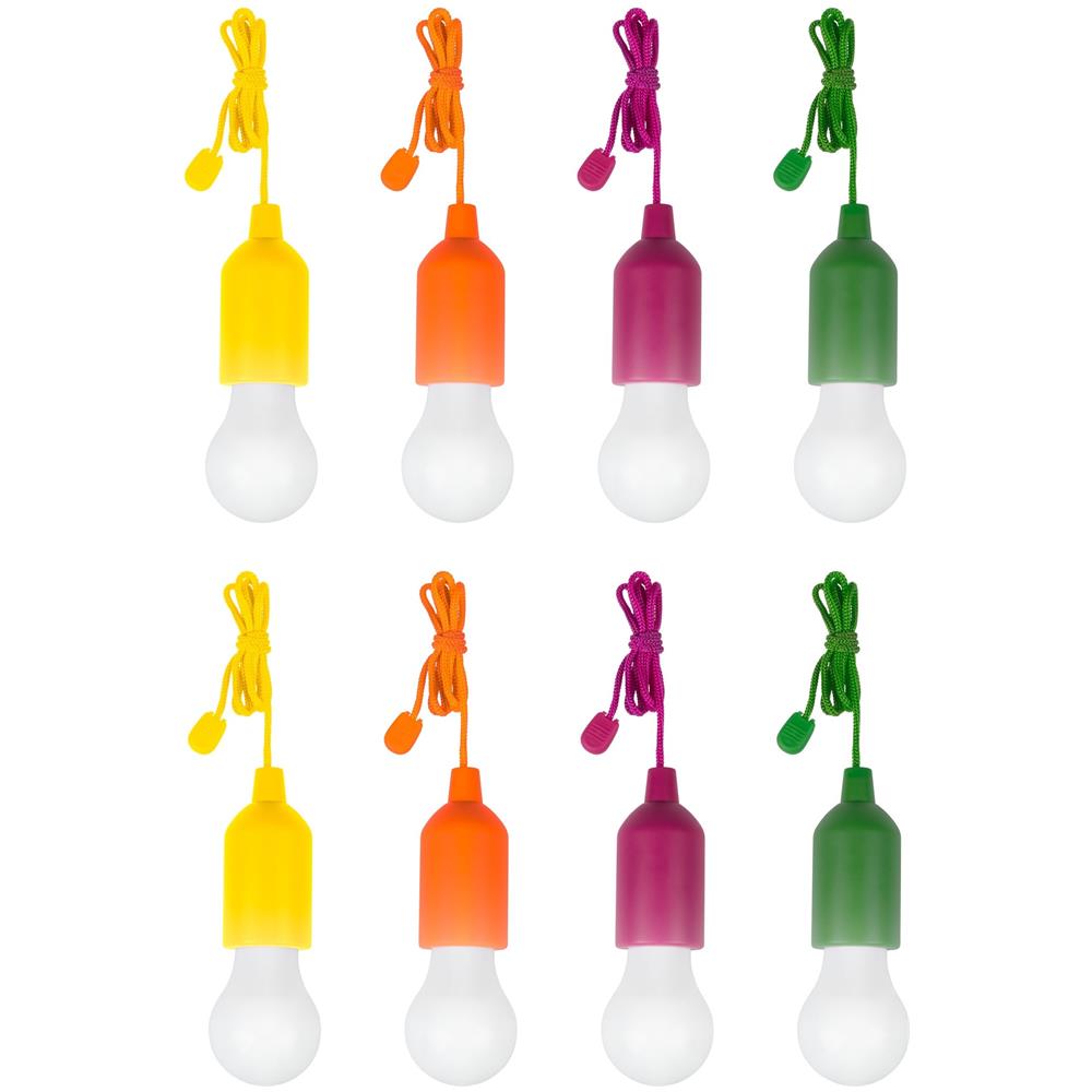 8 Lampadine A Led Portatile Colorata Senza Corrente X Casa Campeggio Giardino - Foto 1