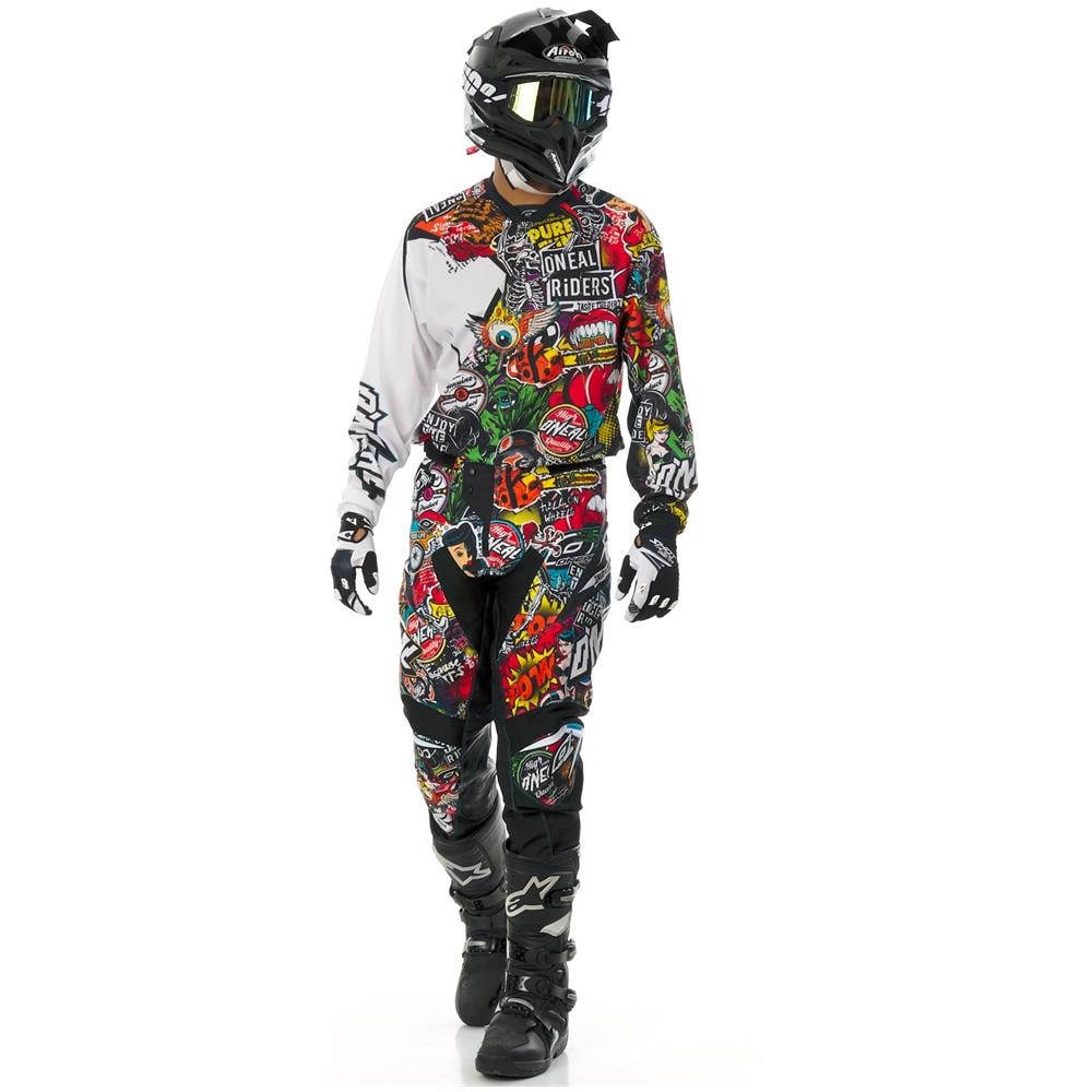 Casacca Mx 2019 Mayhem Lite Crank Nero Multi (l, Nero) - Foto 2