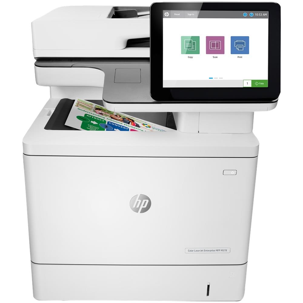 Stampante Multifunzione Color LaserJet Enterprise M578dn Laser a Colori Stampa Copia Scansione A4 38 ppm Ethernet / USB 2.0 - Foto 1