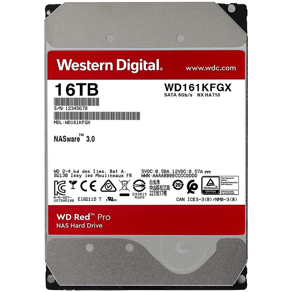 Hard Disk Red Pro 16 TB 3.5" Interfaccia Serial ATA III 7200 Rpm - Foto 2