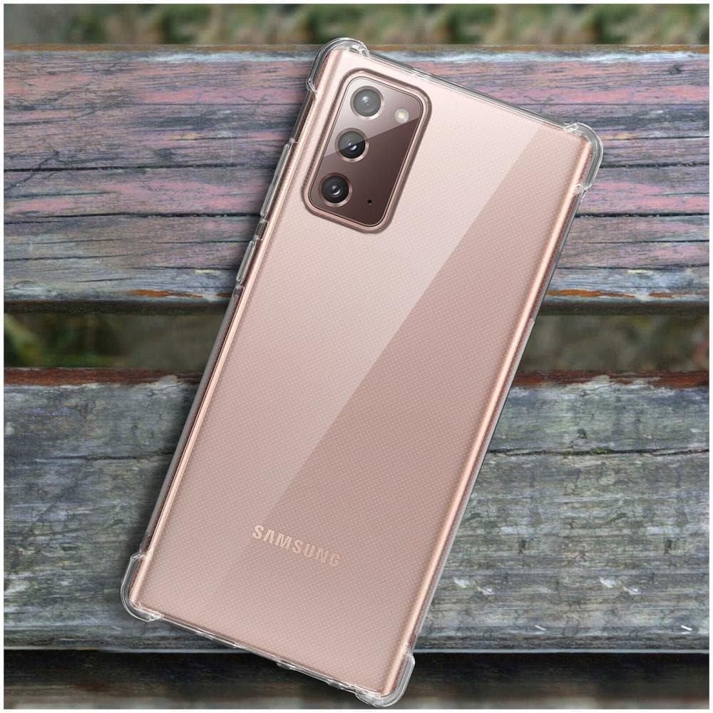 Cover Samsung Galaxy Note 20 Silicone Bumper Resistente Trasparente - - Foto 2