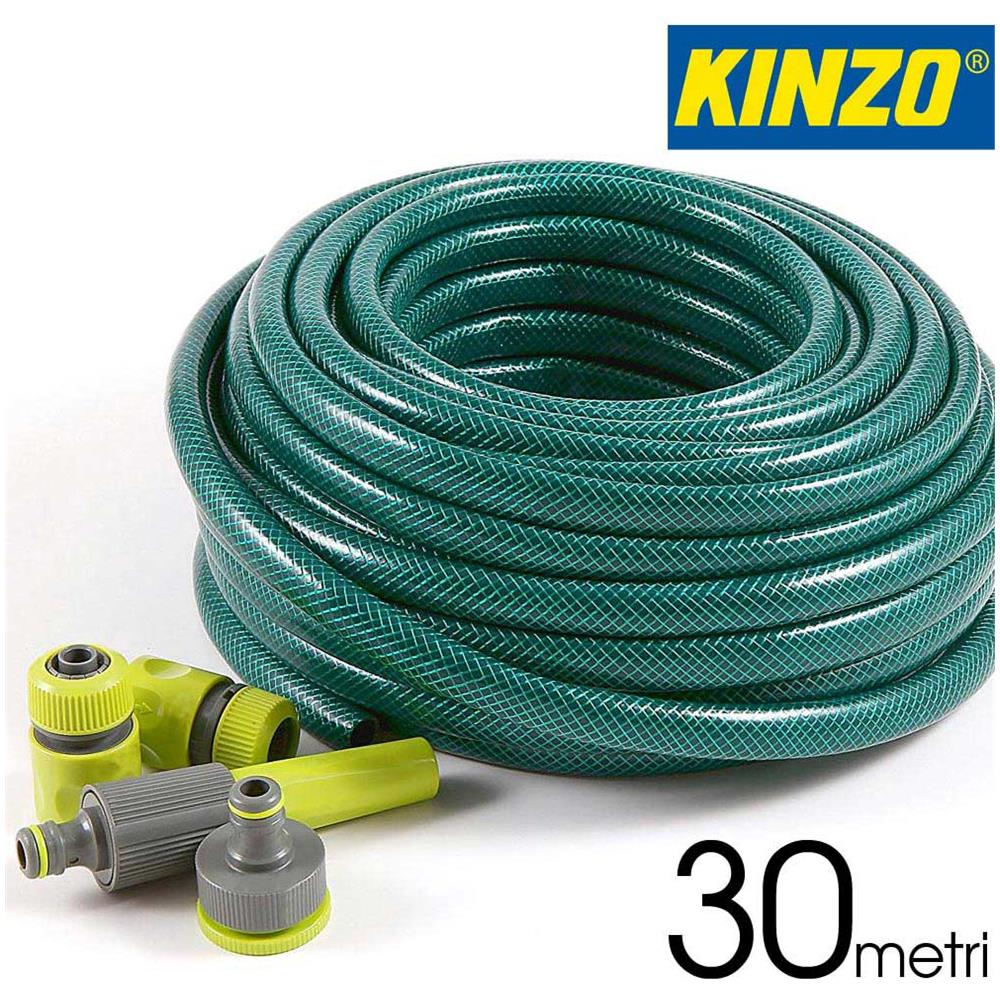 Tubo Da Giardino 30 Mt In Pvc Irrigazione E Giardinaggio Con Connettori Kinzo - Foto 1