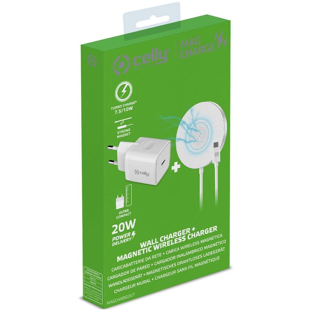 Kit Con Alimentatore 20w + Caricabatterie Wireless Magnetico - Foto 2