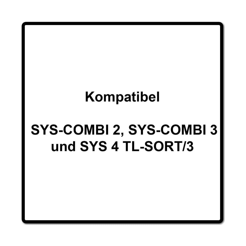 Set Contenitori 60x60/120x71 3xft (201124) - 17 Pz. Per Sys-combi 2, Sys-combi 3 E Sys 4 Tl-sort / 3 - Foto 1