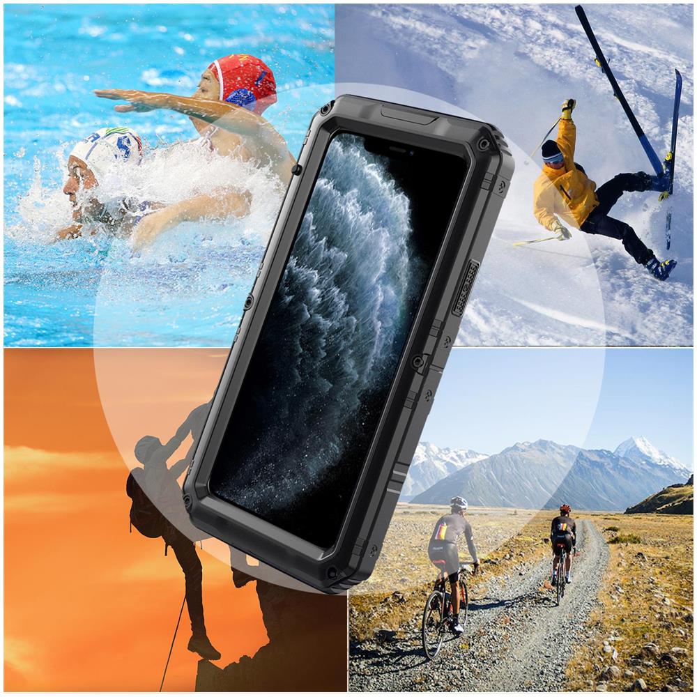 Custodia Compatibile Con Apple Iphone 11 Pro In Nero - Robusta Protezione A 360° Con Protezione Del Display - Coperchio Protettivo Antiurto Outdoor Heavy Duty - Foto 8
