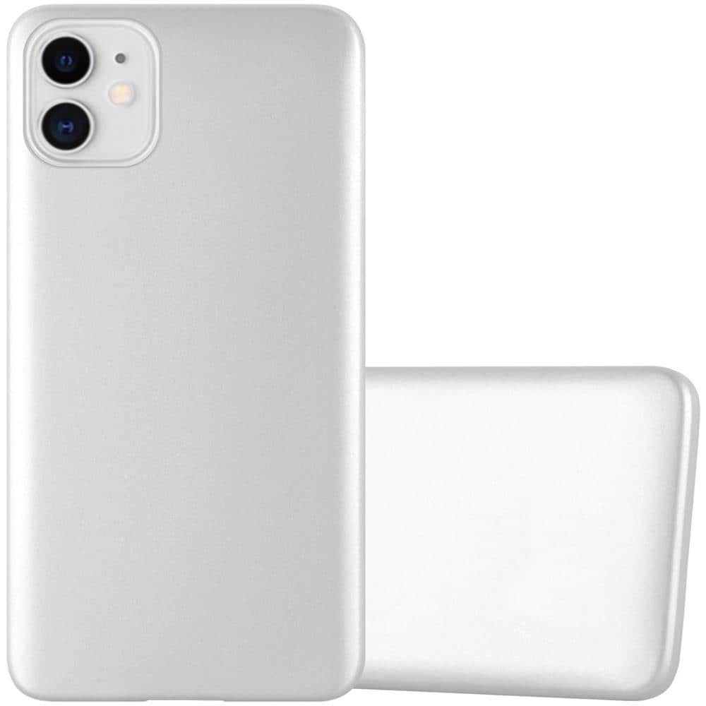 Custodia Compatibile Con Apple Iphone 11 In Argento Metallico - Coperchio Protettivo In Silicone Tpu Flessibile - Foto 1