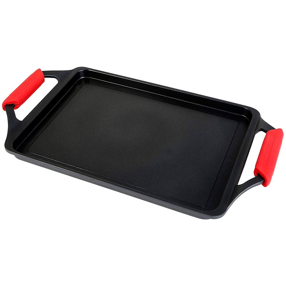 Bistecchiera con Dimensioni 43x25 cm Antiaderente Senza PFOA Colore Nero - Foto 1
