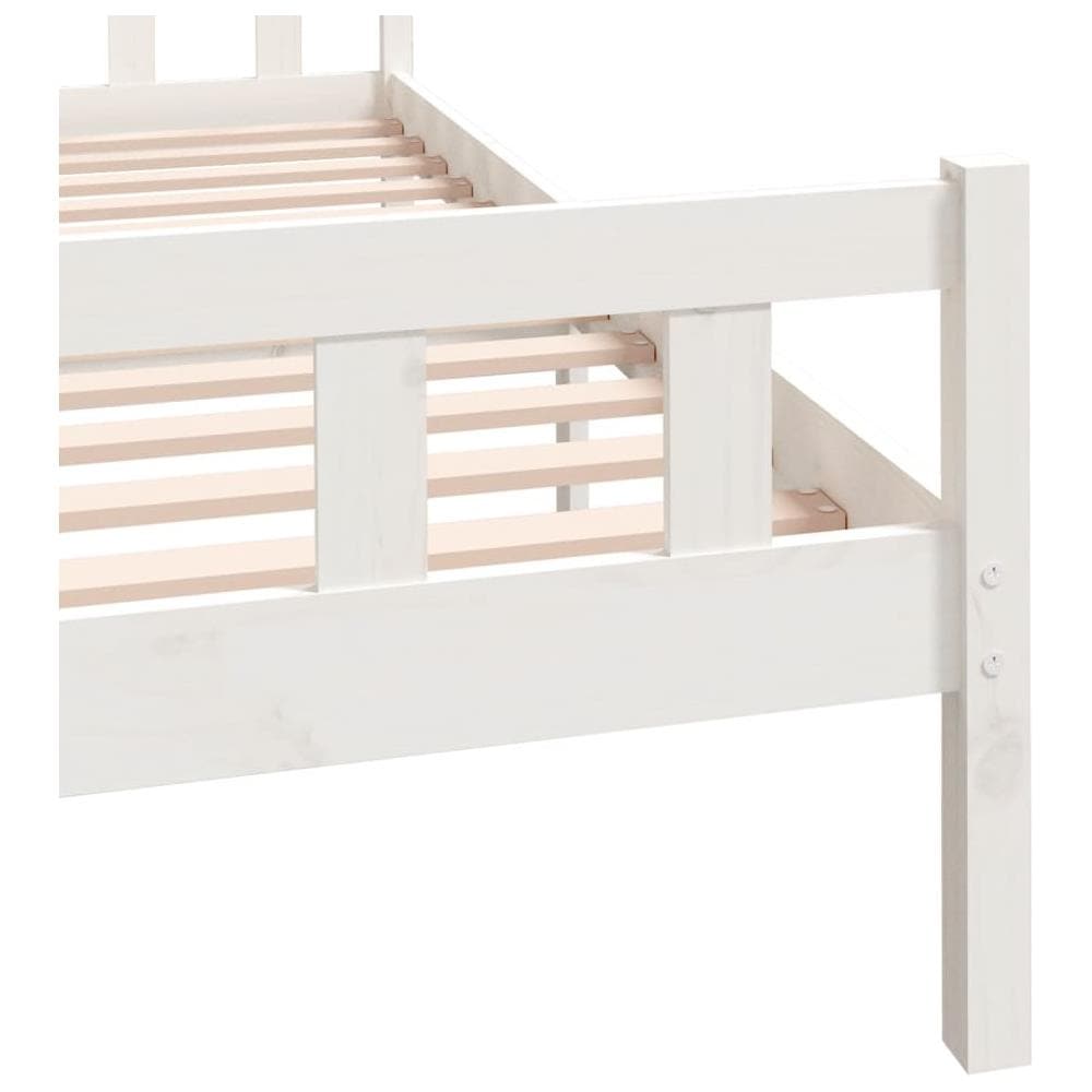 Giroletto Bianco in Legno Massello 150x200 cm King Size - Foto 8